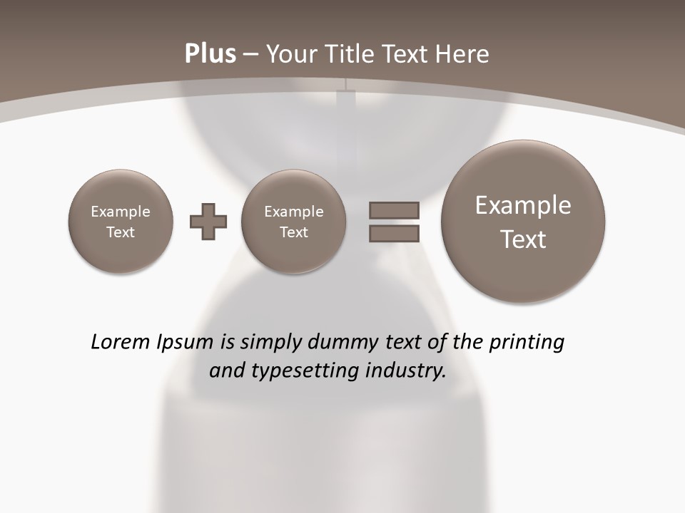 Butt Wooden Sight PowerPoint Template