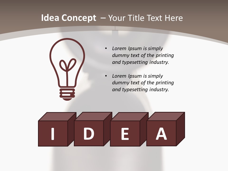 Butt Wooden Sight PowerPoint Template