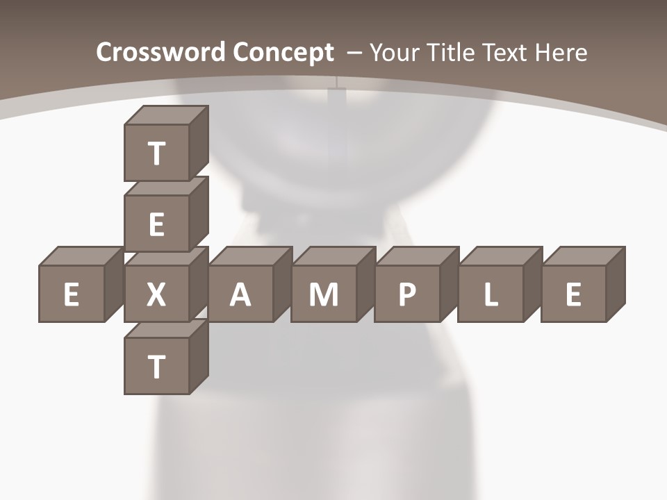 Butt Wooden Sight PowerPoint Template