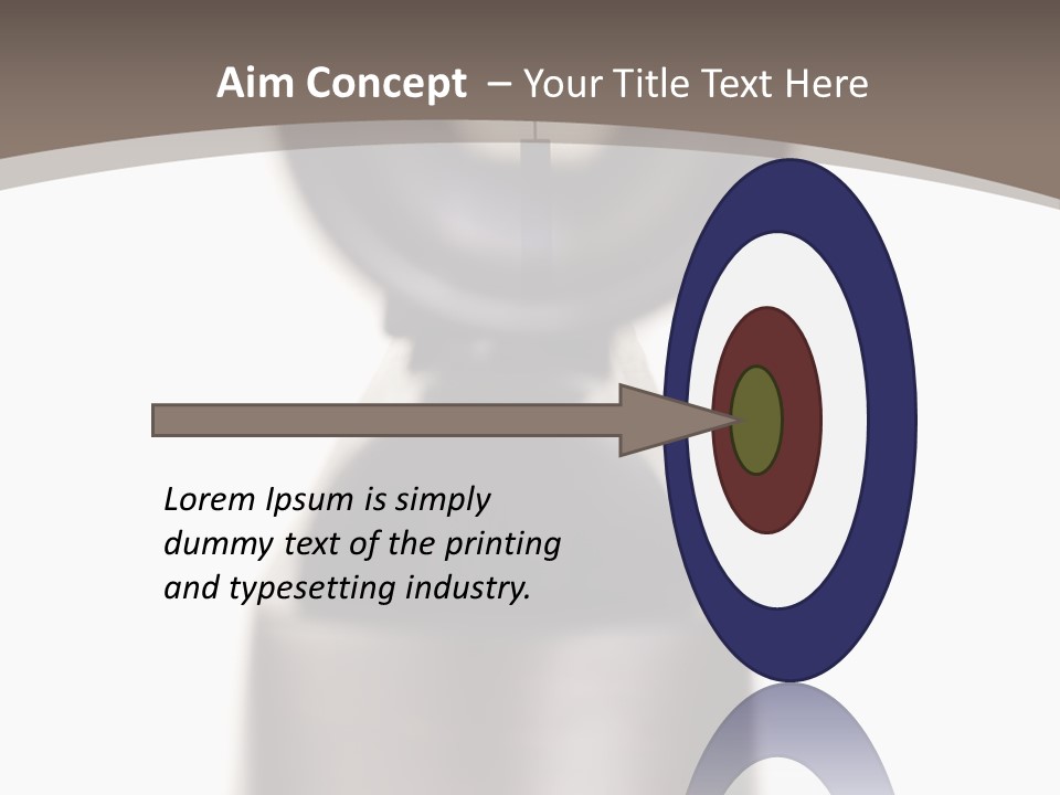 Butt Wooden Sight PowerPoint Template