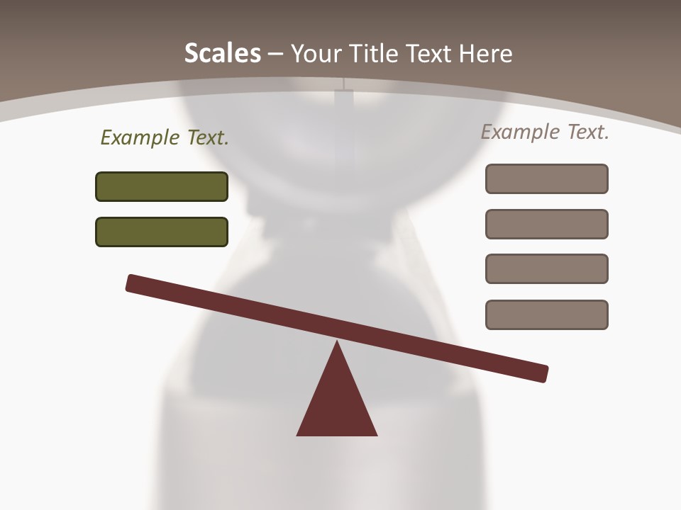 Butt Wooden Sight PowerPoint Template