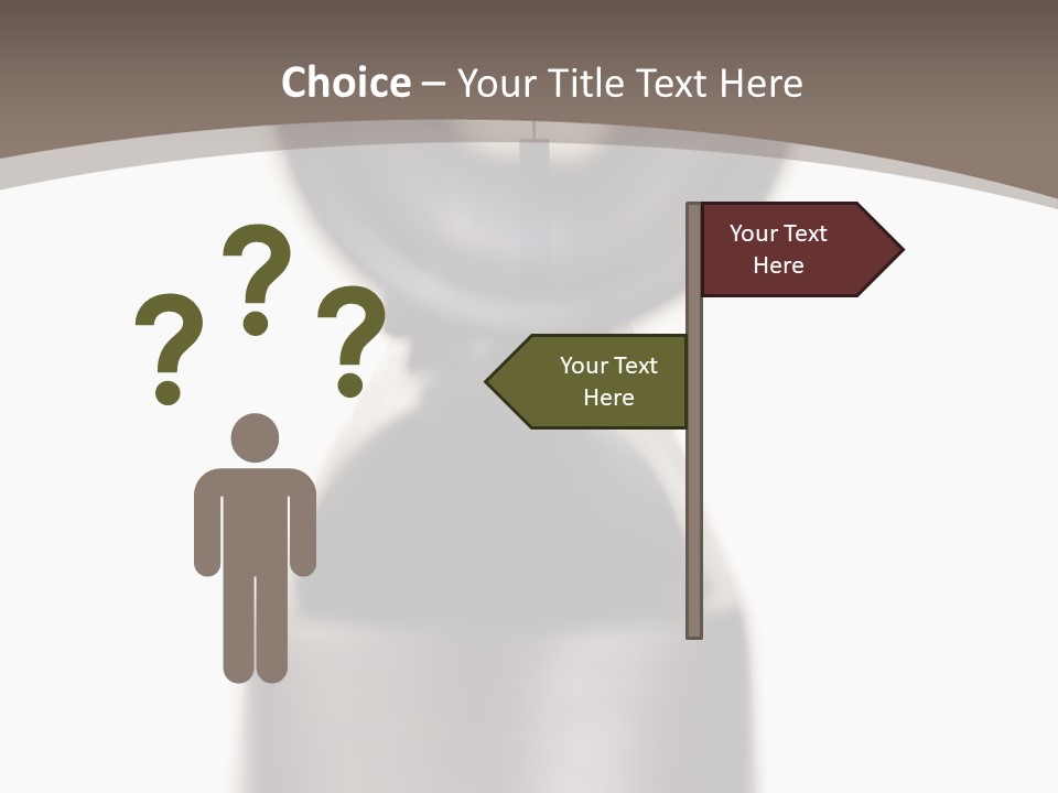 Butt Wooden Sight PowerPoint Template