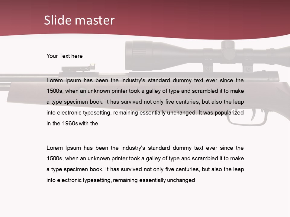 Isolated Path Sight PowerPoint Template