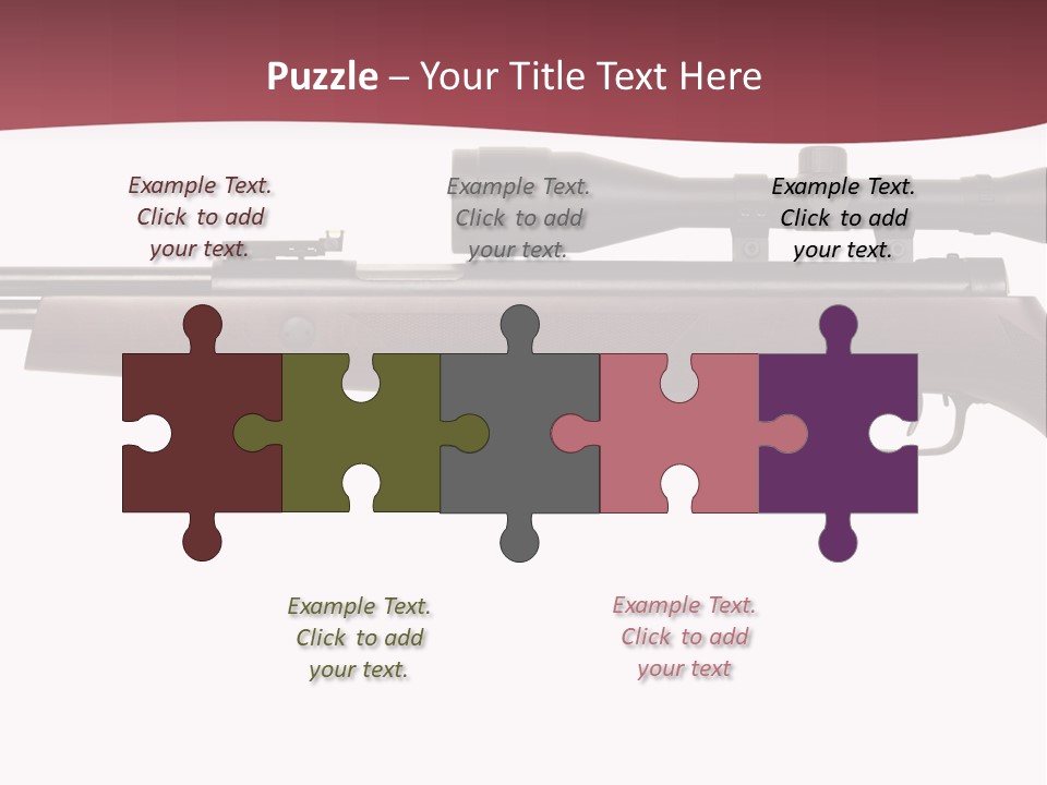 Isolated Path Sight PowerPoint Template