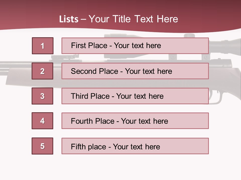 Isolated Path Sight PowerPoint Template
