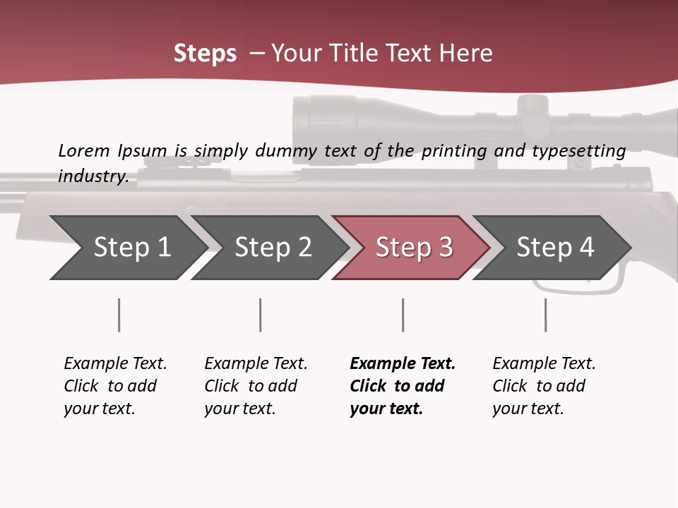 Isolated Path Sight PowerPoint Template