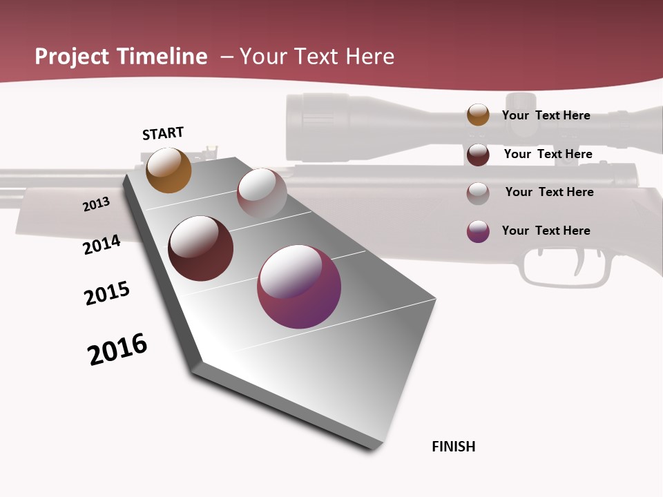 Isolated Path Sight PowerPoint Template