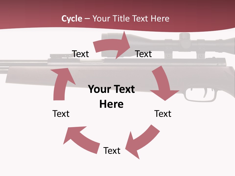 Isolated Path Sight PowerPoint Template