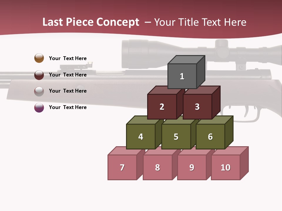 Isolated Path Sight PowerPoint Template