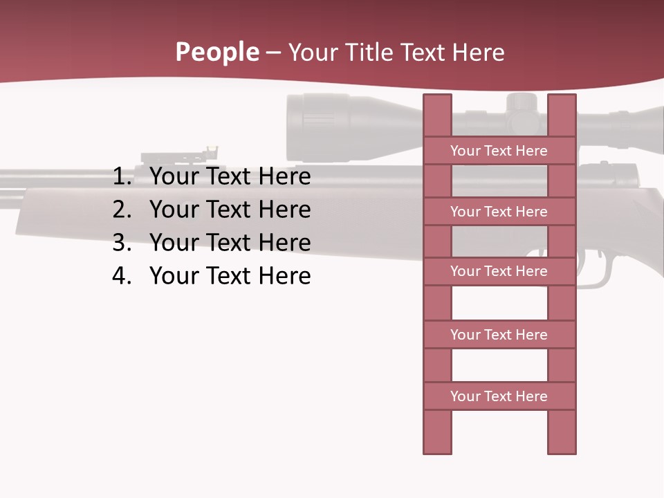 Isolated Path Sight PowerPoint Template