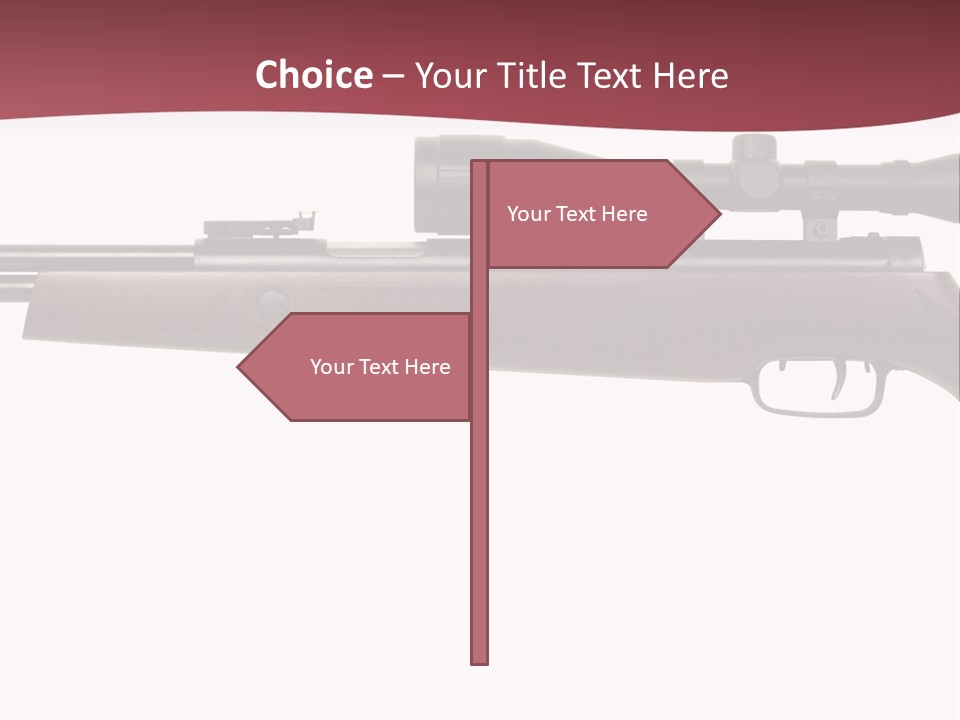Isolated Path Sight PowerPoint Template