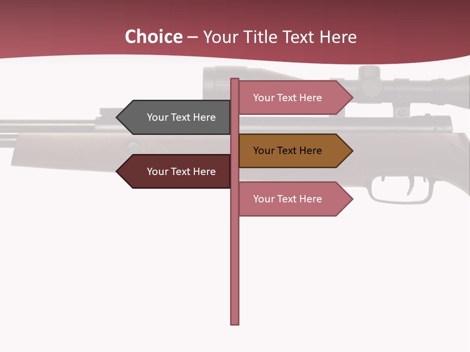 Isolated Path Sight PowerPoint Template