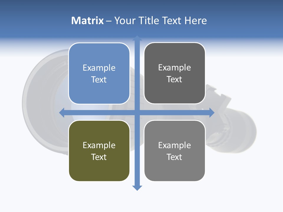 White Military Gun PowerPoint Template