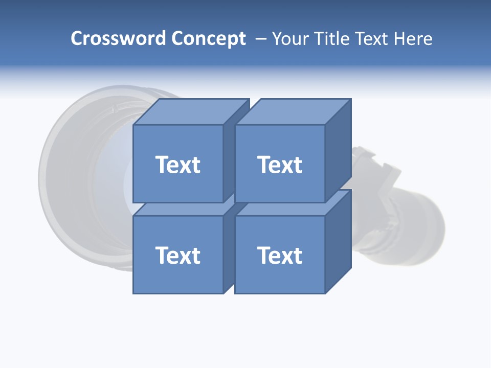 White Military Gun PowerPoint Template