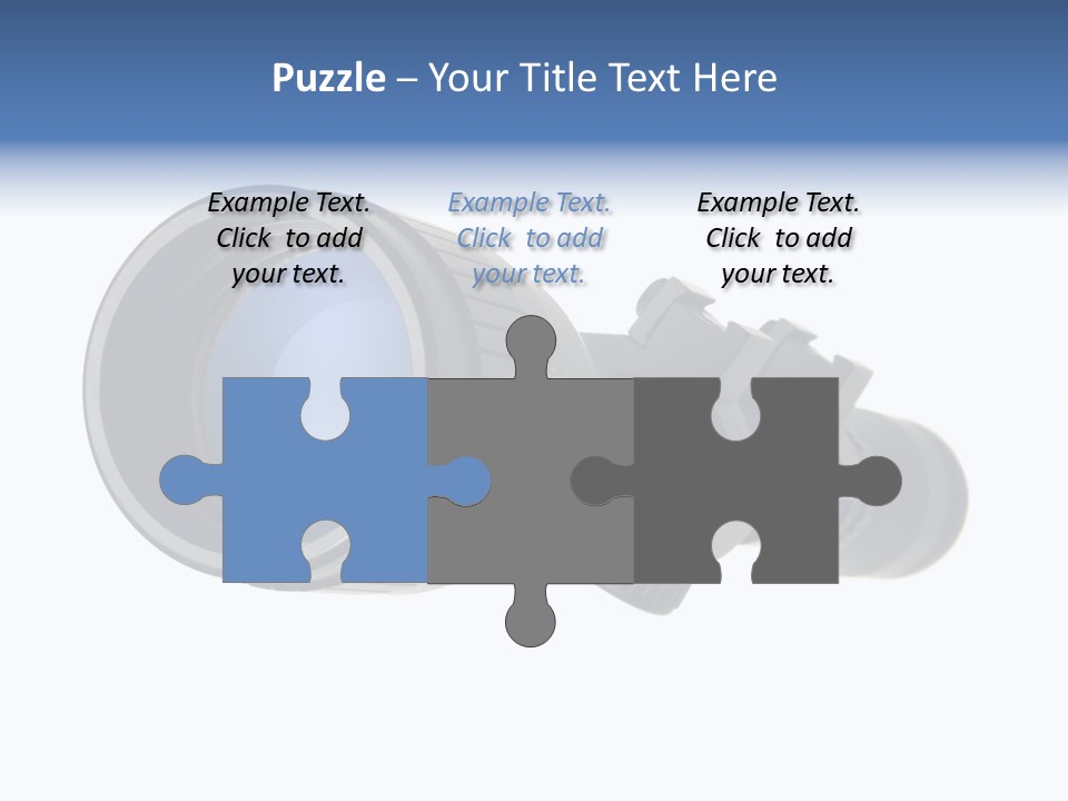 White Military Gun PowerPoint Template