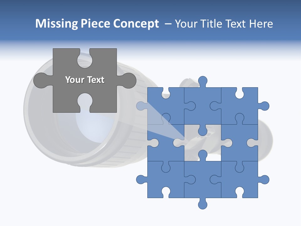 White Military Gun PowerPoint Template