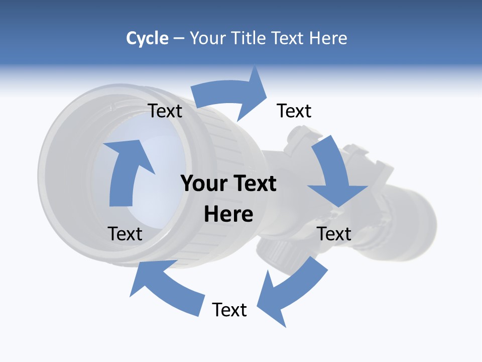 White Military Gun PowerPoint Template