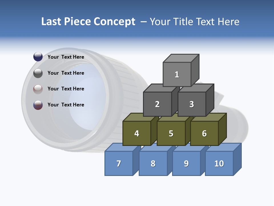 White Military Gun PowerPoint Template