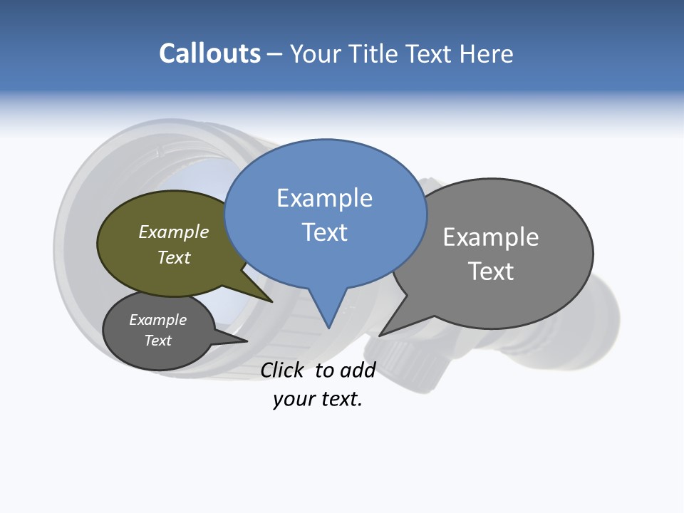 White Military Gun PowerPoint Template