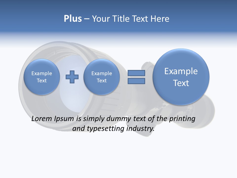 White Military Gun PowerPoint Template