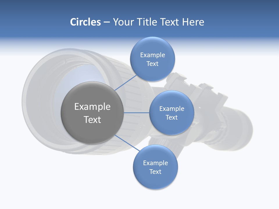 White Military Gun PowerPoint Template