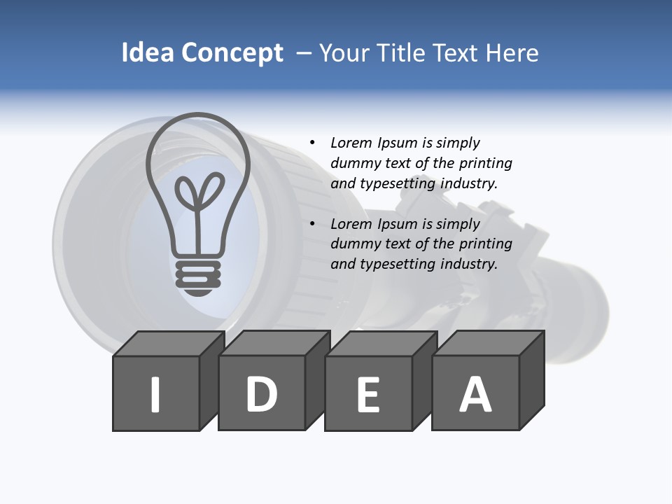 White Military Gun PowerPoint Template