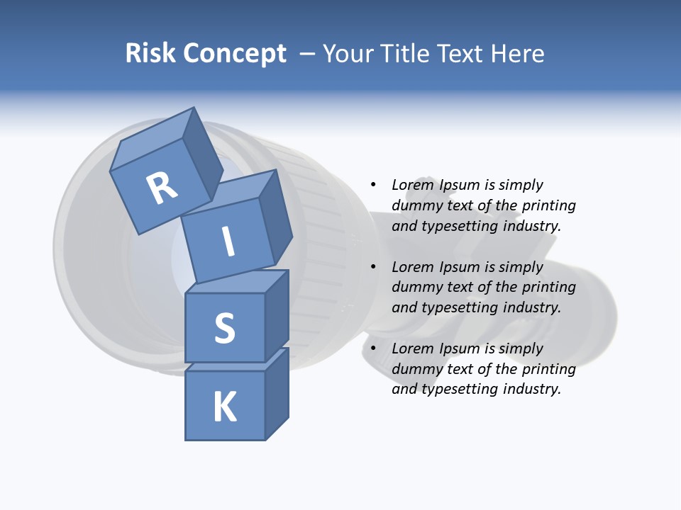 White Military Gun PowerPoint Template