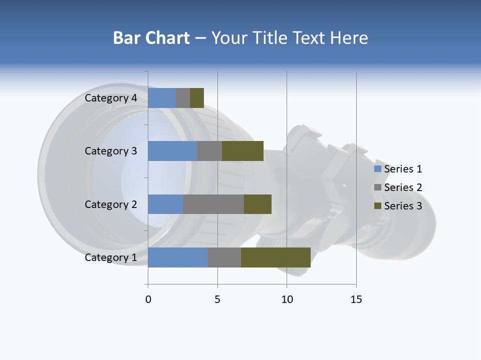 White Military Gun PowerPoint Template