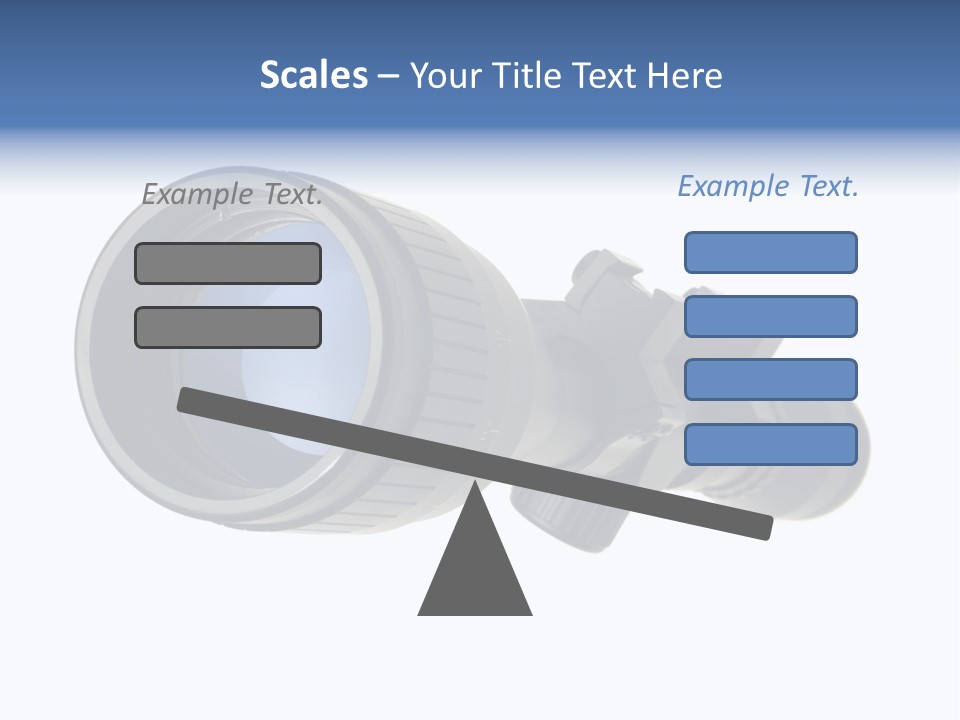 White Military Gun PowerPoint Template