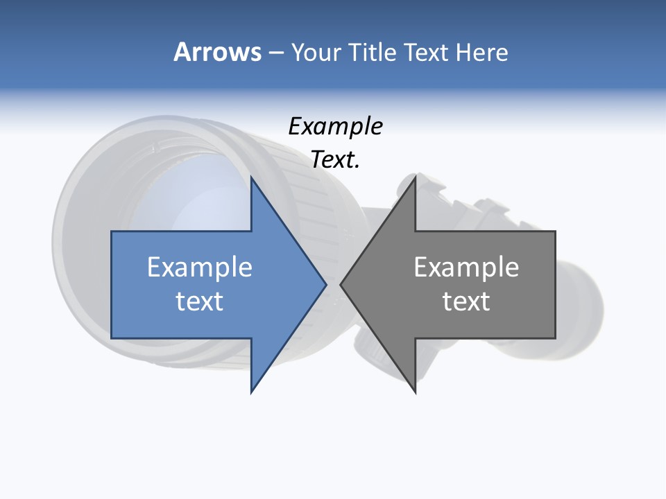 White Military Gun PowerPoint Template