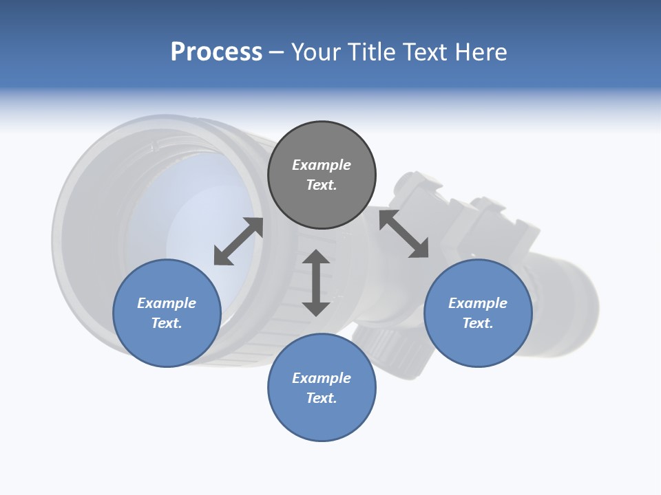 White Military Gun PowerPoint Template