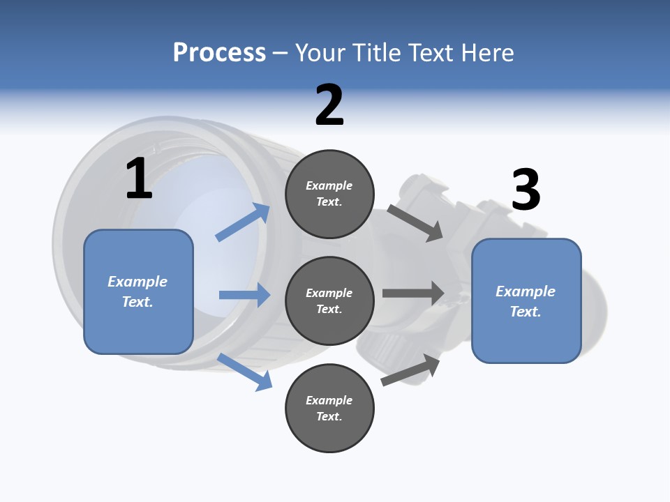 White Military Gun PowerPoint Template