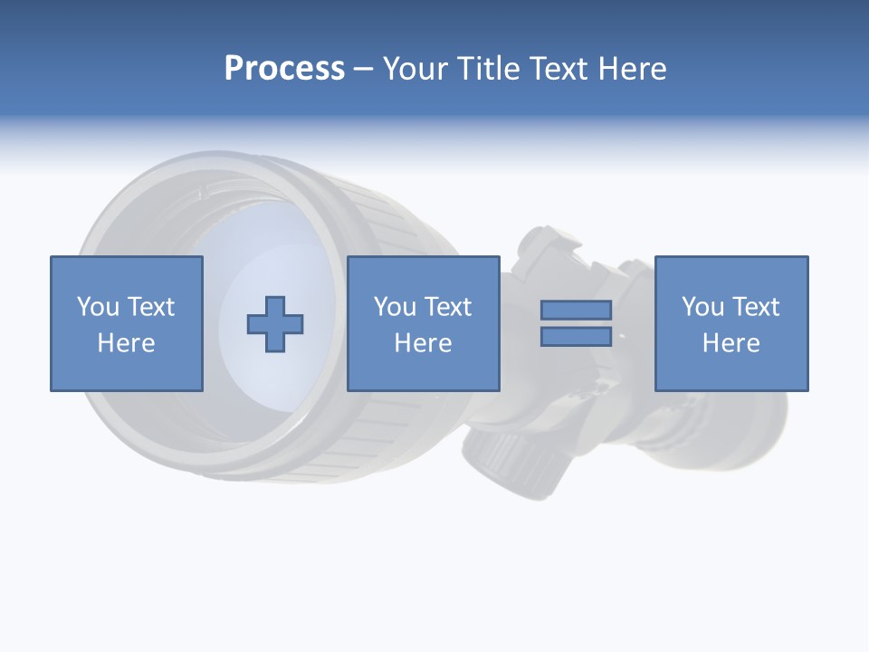 White Military Gun PowerPoint Template