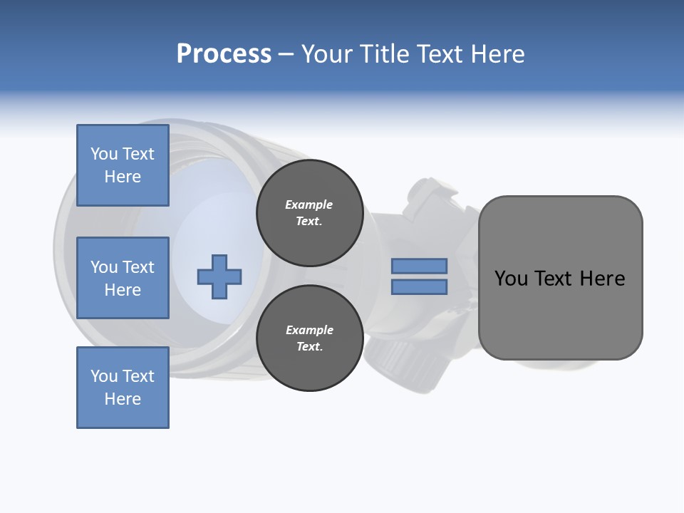 White Military Gun PowerPoint Template