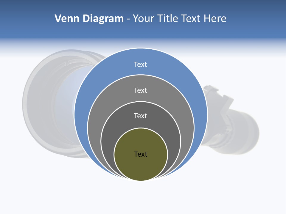 White Military Gun PowerPoint Template