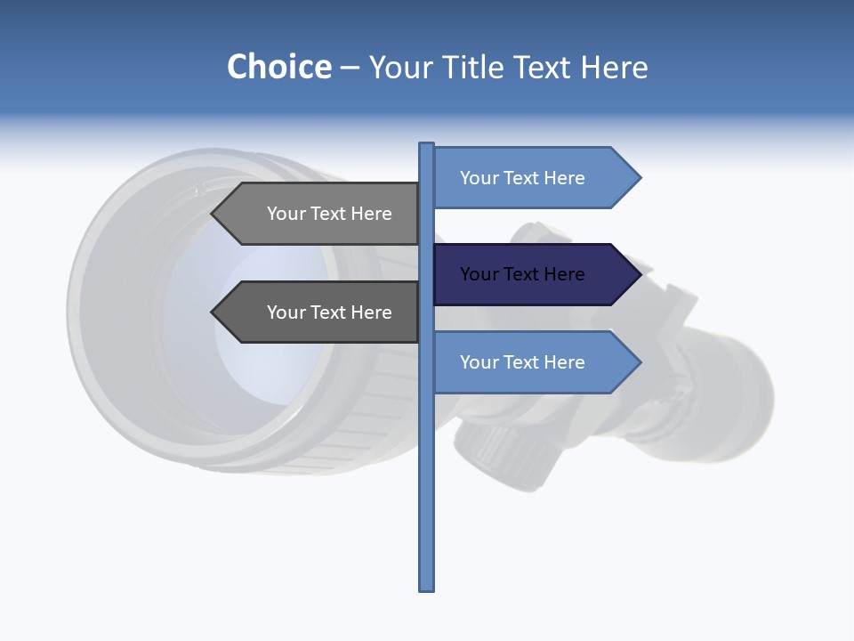 White Military Gun PowerPoint Template