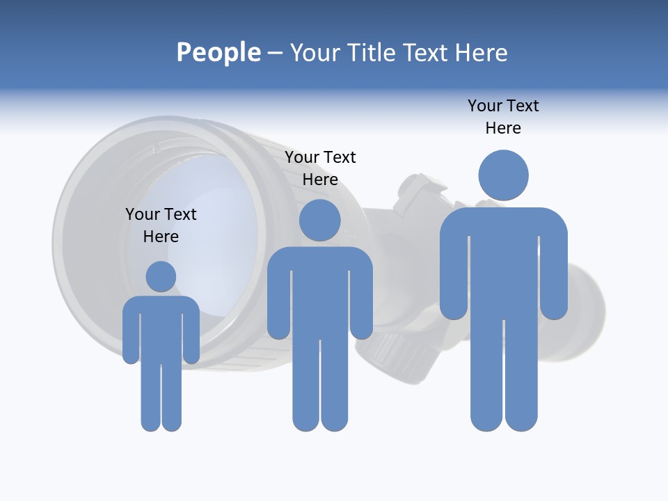 White Military Gun PowerPoint Template