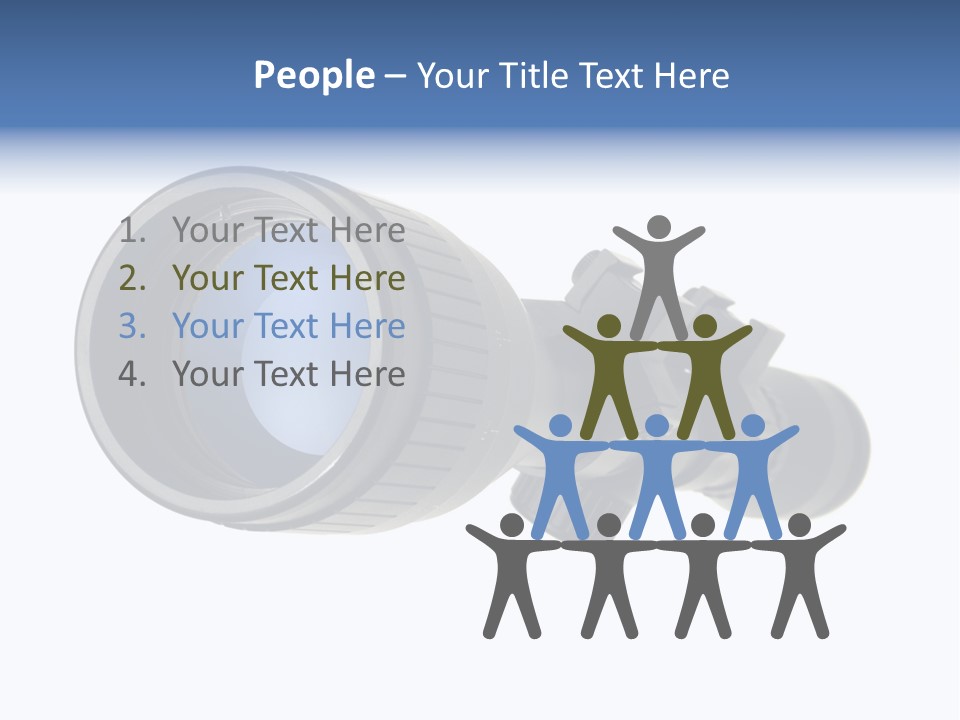 White Military Gun PowerPoint Template