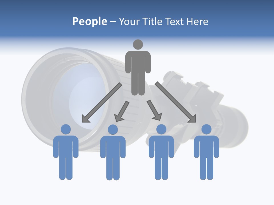 White Military Gun PowerPoint Template