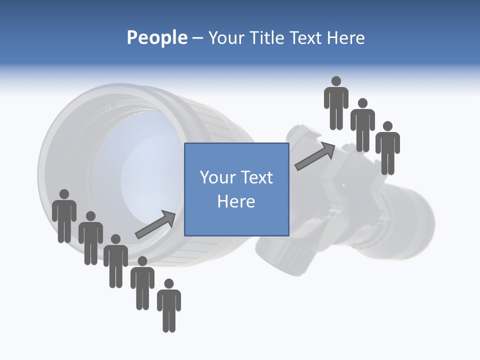 White Military Gun PowerPoint Template