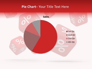 Red Digitally Clipping PowerPoint Template