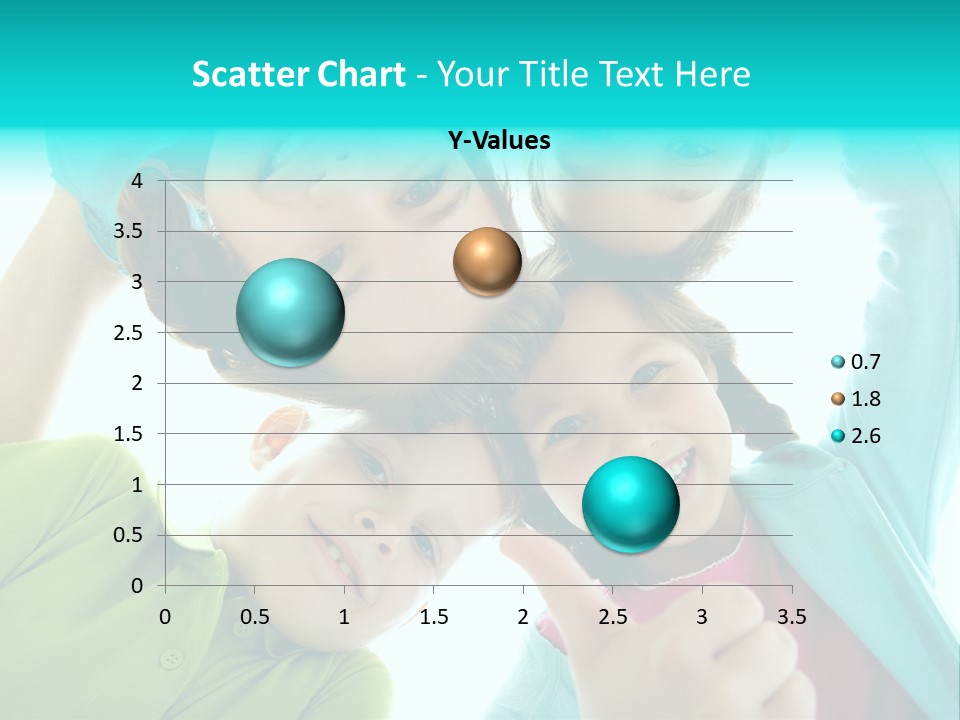 Girl Cheerful Embracing PowerPoint Template