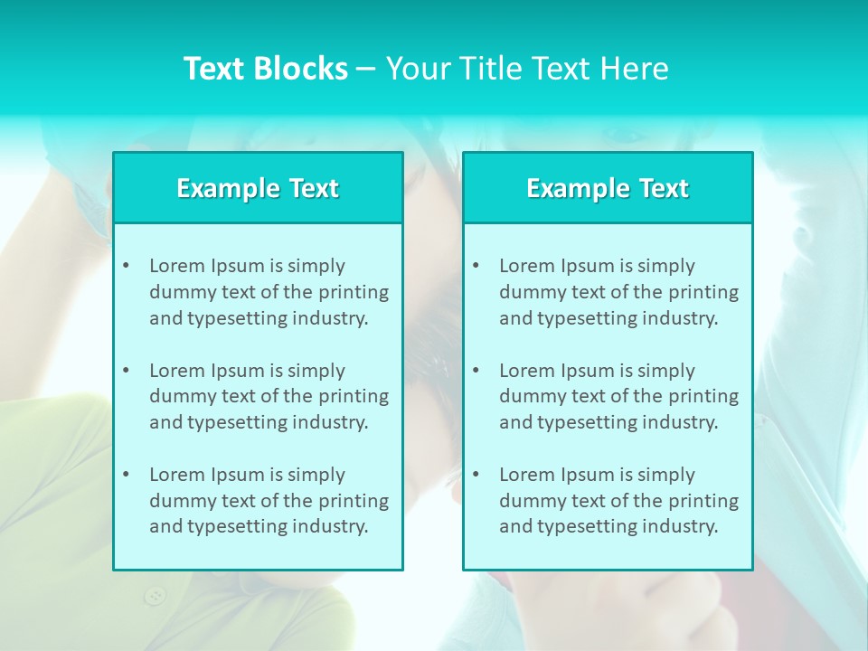 Girl Cheerful Embracing PowerPoint Template