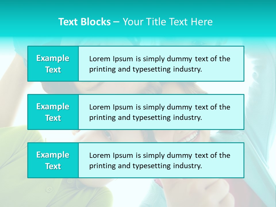 Girl Cheerful Embracing PowerPoint Template