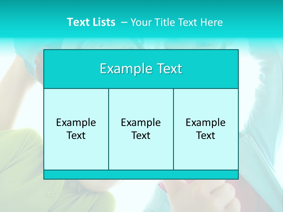 Girl Cheerful Embracing PowerPoint Template