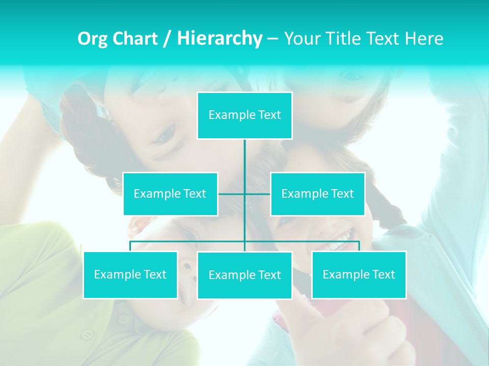 Girl Cheerful Embracing PowerPoint Template