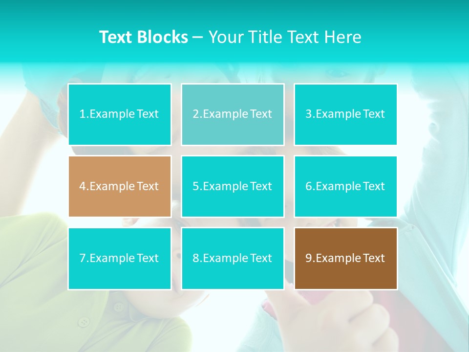 Girl Cheerful Embracing PowerPoint Template