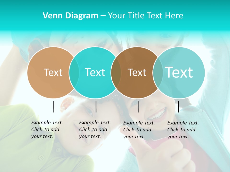 Girl Cheerful Embracing PowerPoint Template