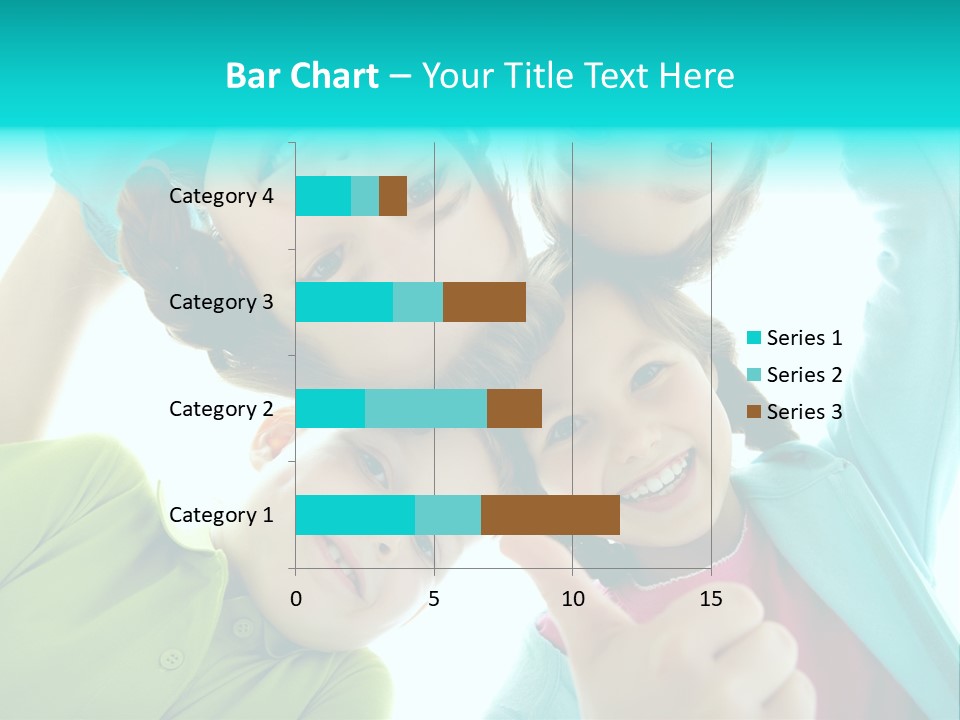 Girl Cheerful Embracing PowerPoint Template