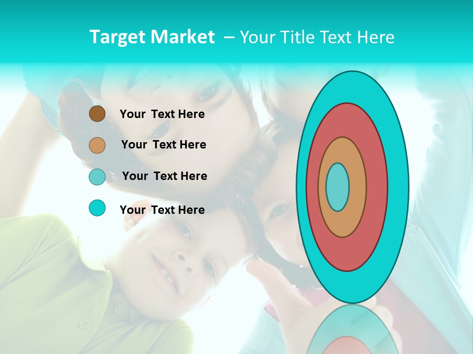 Girl Cheerful Embracing PowerPoint Template